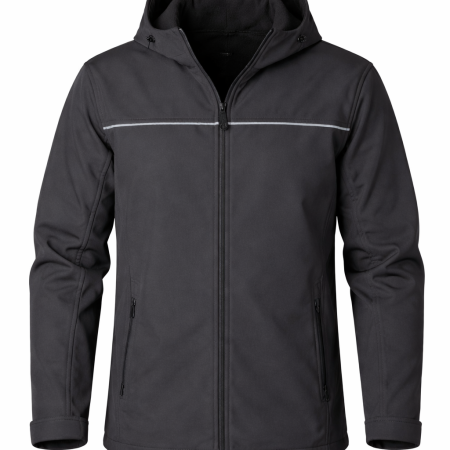 Softshell Mont Kapüşonlu - Siyah