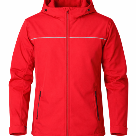 Softshell Mont Kapüşonlu - Kırmızı