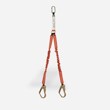 EKS-239 Şok Emicili Elastik Çift Bacaklı Lanyard